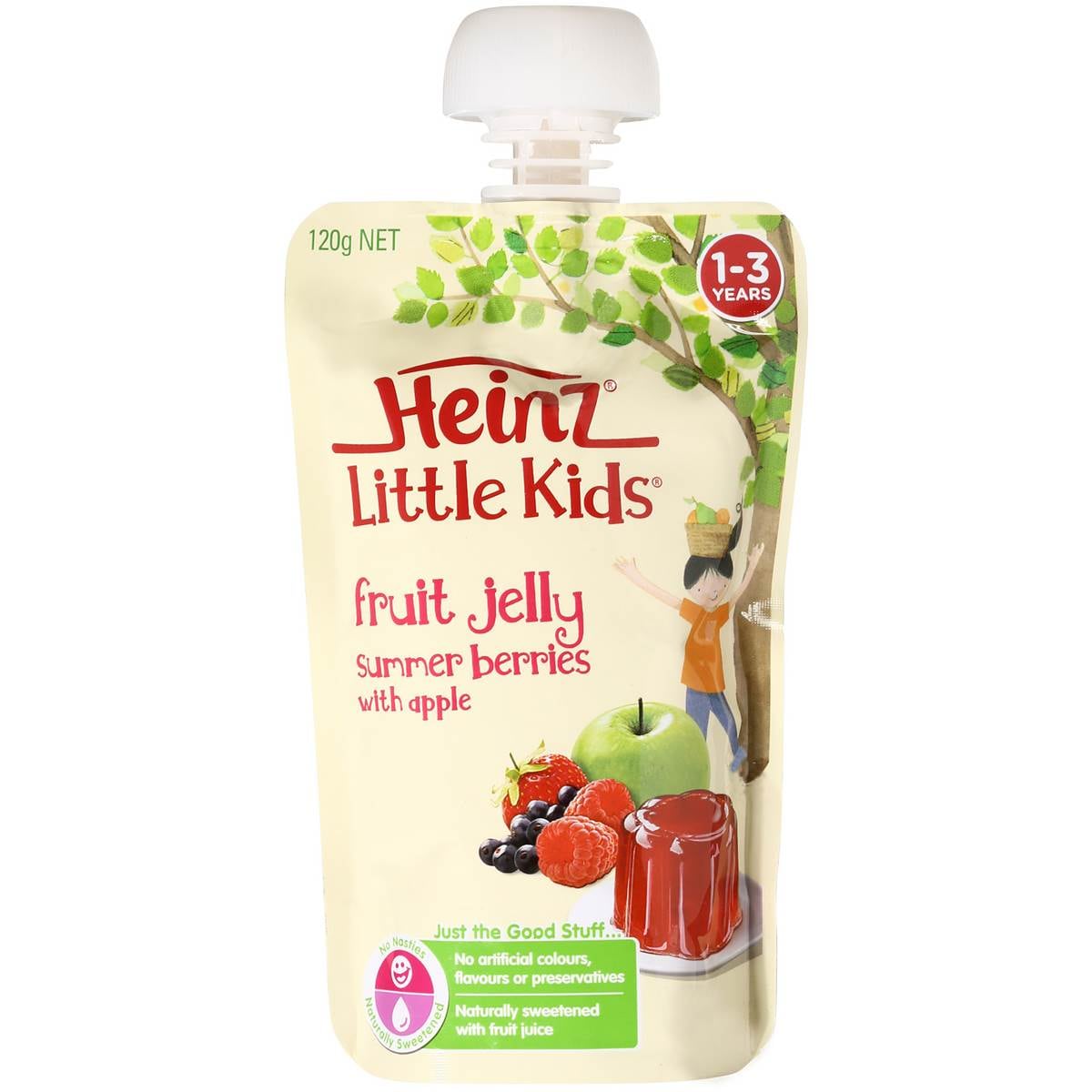 Heinz Jelly Pouch Summer Berry & Apple 120g Woolworths