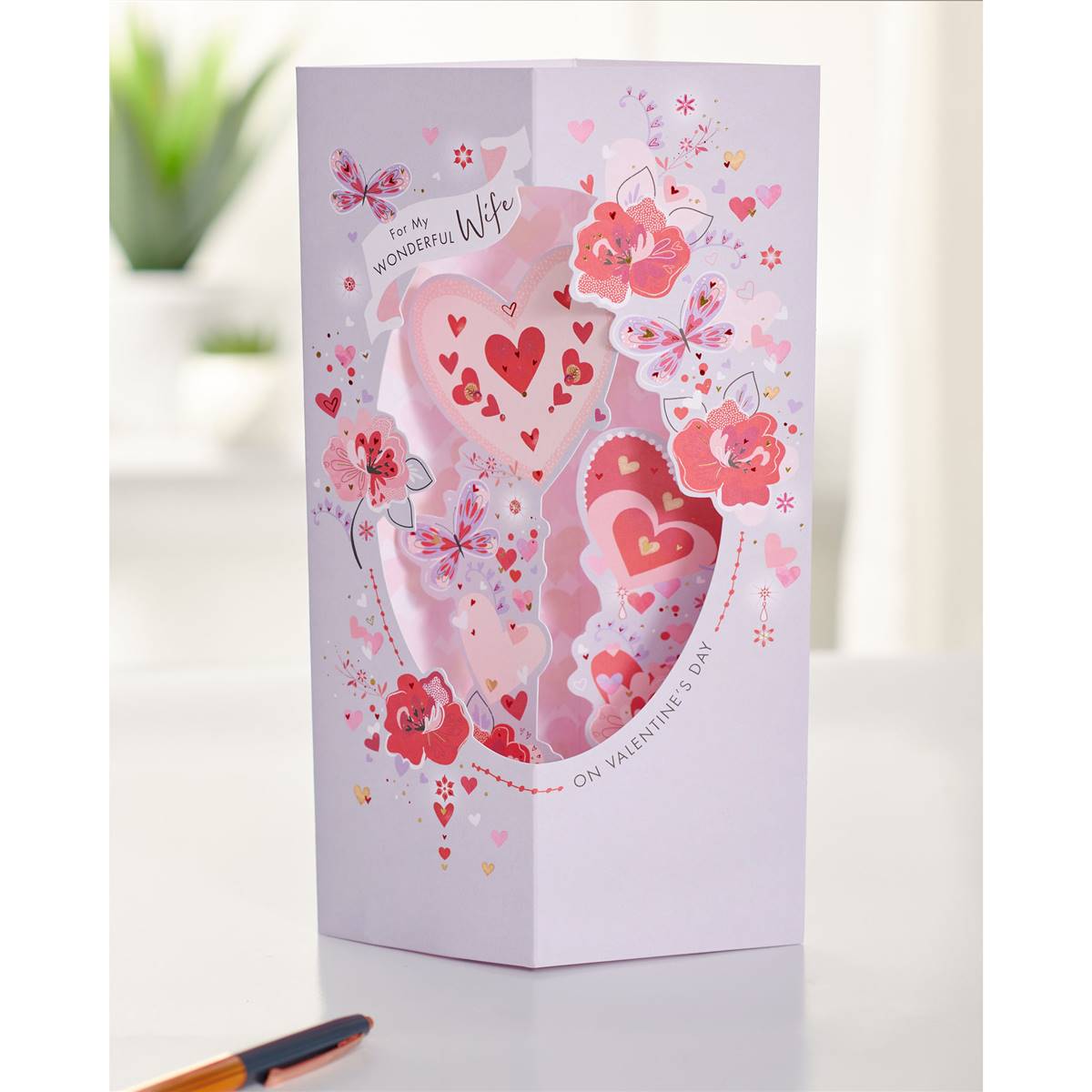 John Sands For My Wonderful Wife Valentine's Day Card Each Woolworths