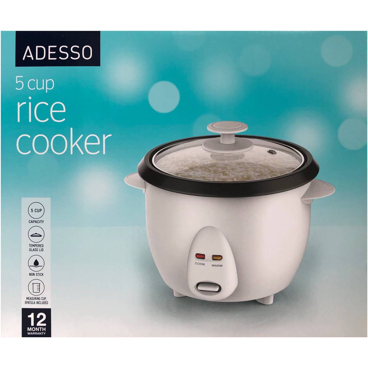 Adesso 5 Cup Rice Cooker Each Woolworths