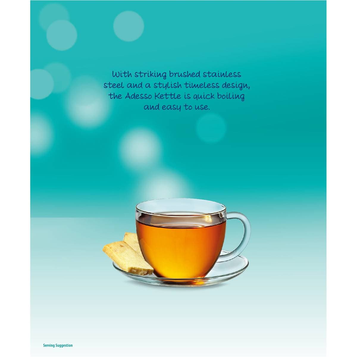 Adesso Stainless Steel Kettle 1.7l Each Woolworths