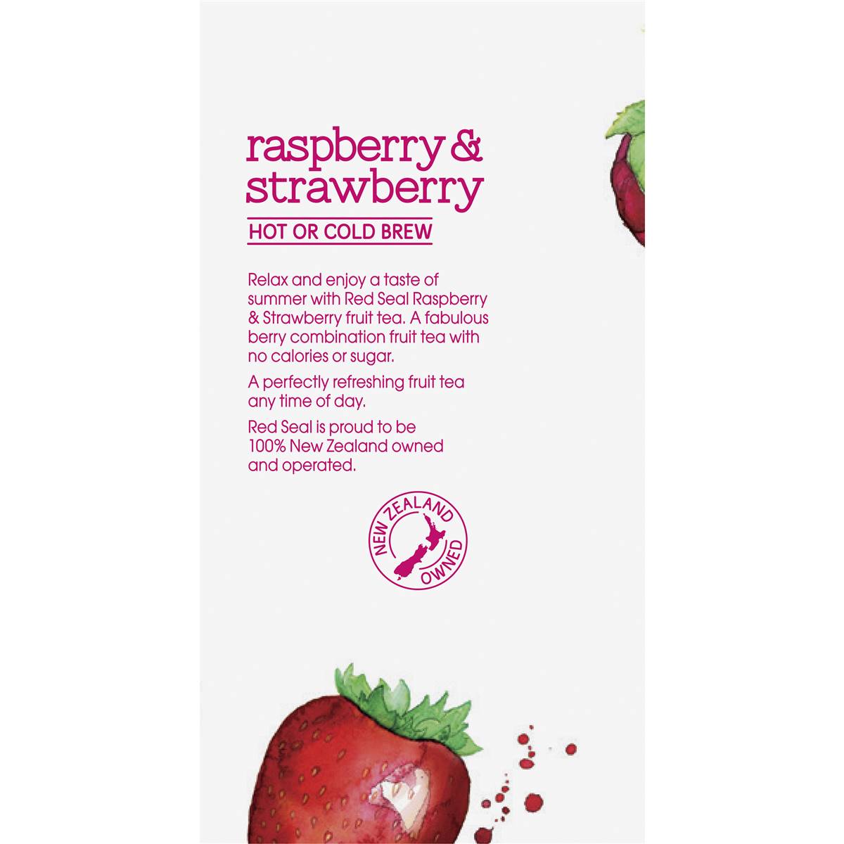 Red Seal Raspberry & Strawberry Hot Or Cold Brew Tea 20 Pack | Woolworths
