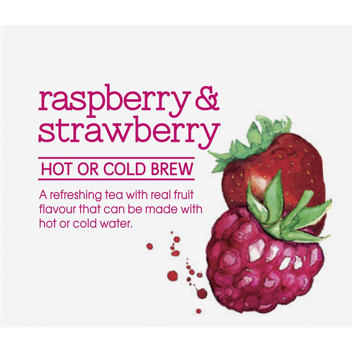 Red Seal Raspberry & Strawberry Hot Or Cold Brew Tea 20 Pack | Woolworths