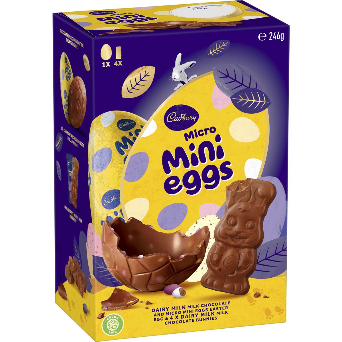Cadbury Micro Mini Eggs Easter Gift Box 246g | Woolworths
