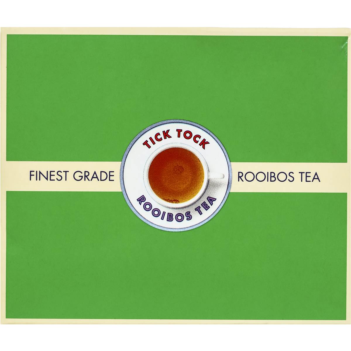 Tick Tock Organic Rooibos Green Tea 40 Pack 100g Woolworths