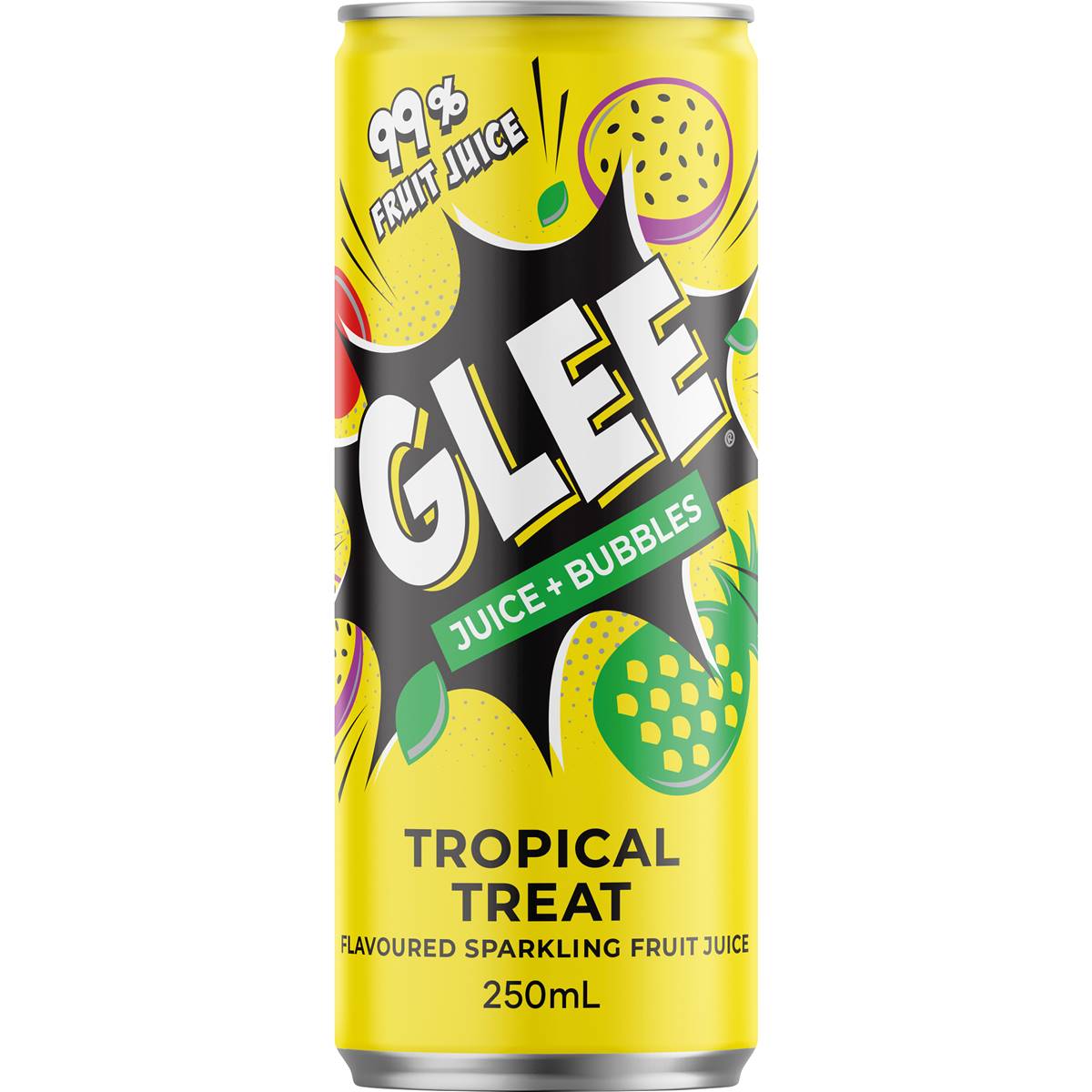 Glee Tropical Treat Flavoured Sparkling Fruit Juice 250ml Woolworths