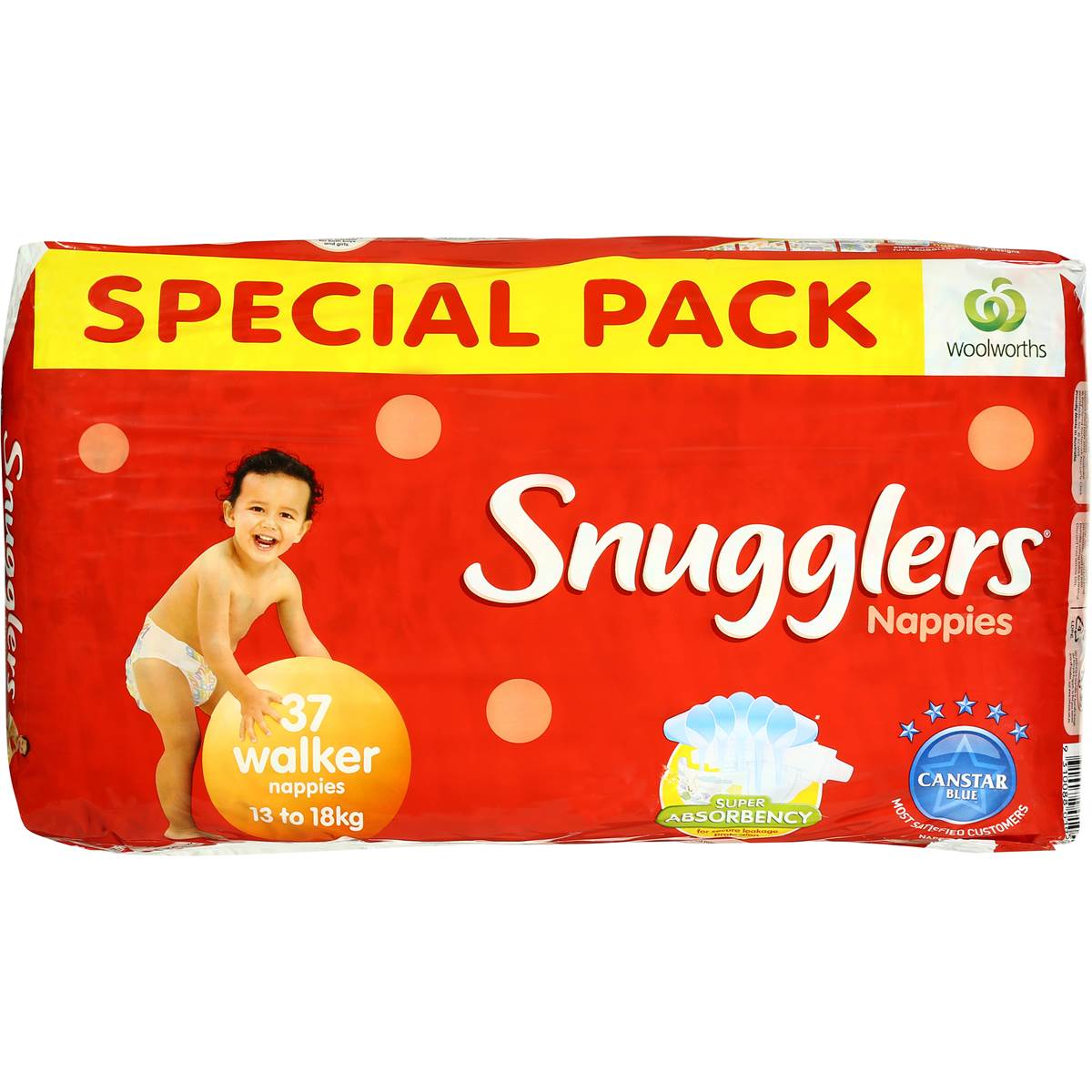 Snugglers Bulk Nappy Walker 37pk Woolworths
