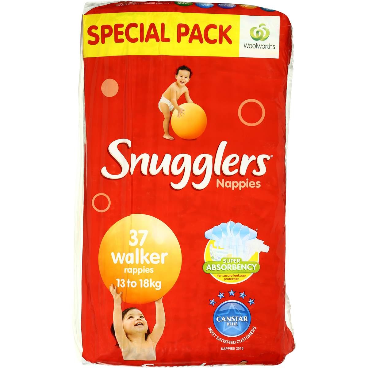 Snugglers Bulk Nappy Walker 37pk Woolworths