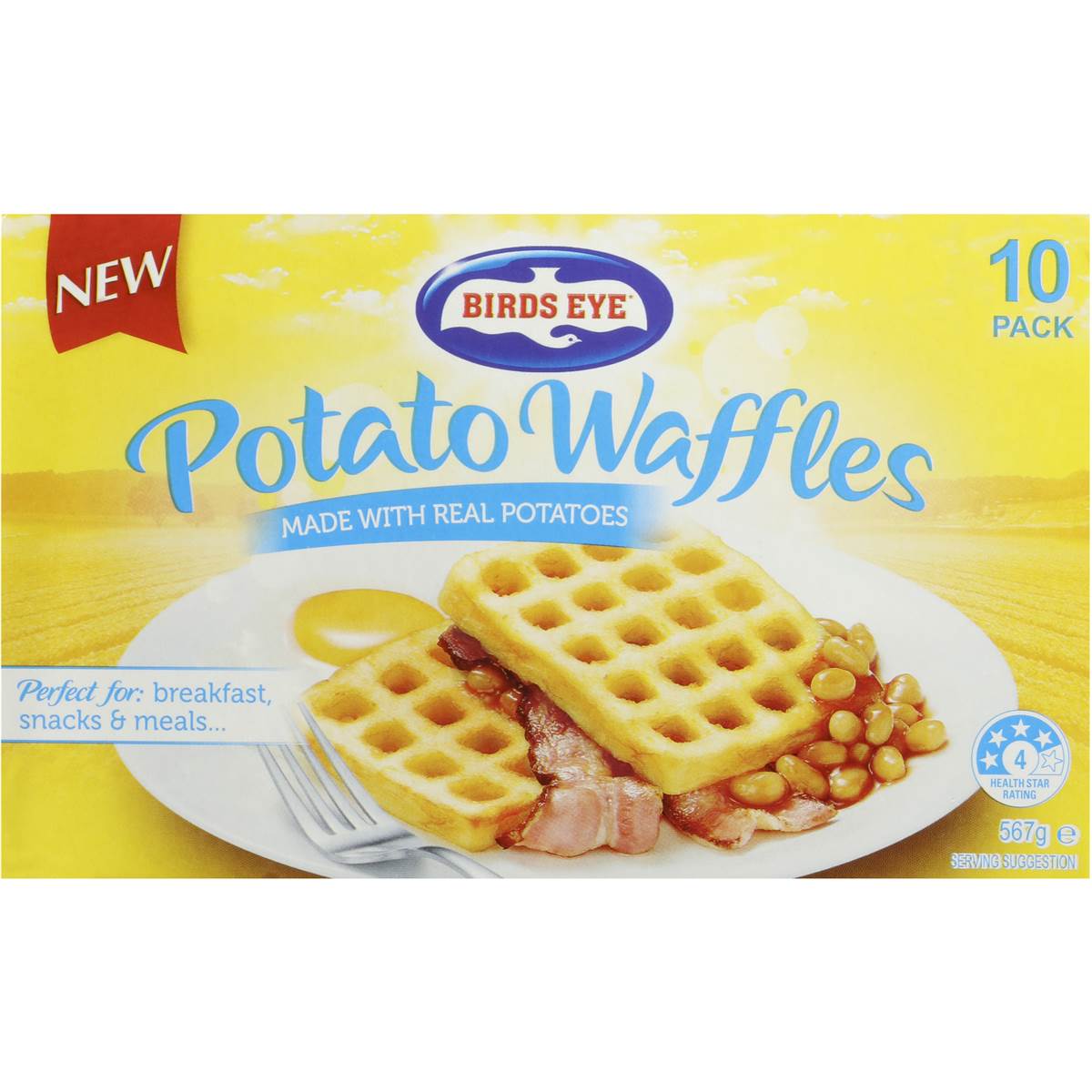 Birds Eye Potato Waffles 567g Woolworths