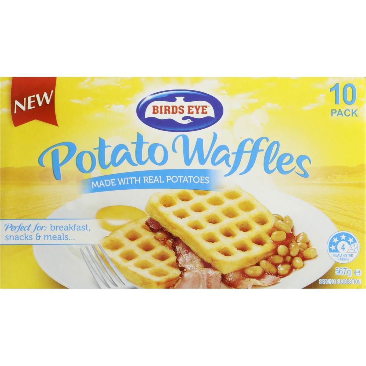 Birds Eye Potato Waffles 567g Woolworths