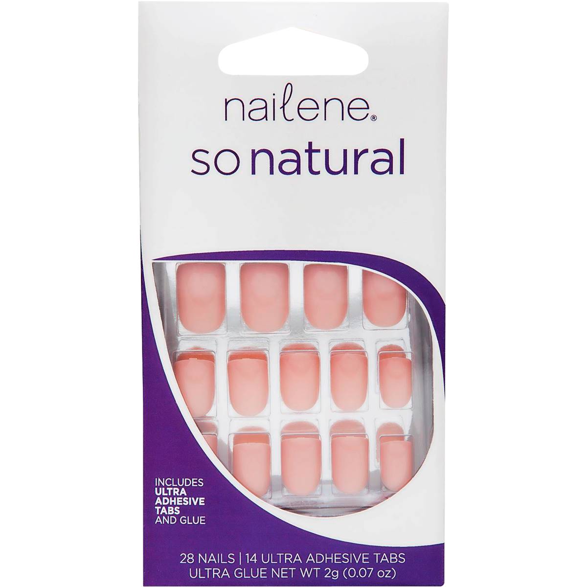 Nailene So Natural Nail Polish Pink High Gloss Each Woolworths