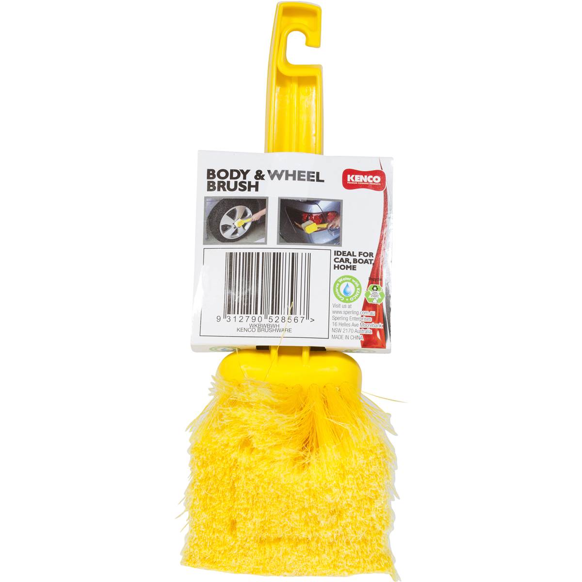 Kenco Body & Wheel Brush Hd Bristle Each Woolworths