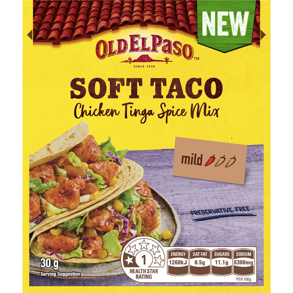 Old El Paso Chicken Tinga Spice Mix 30g Woolworths