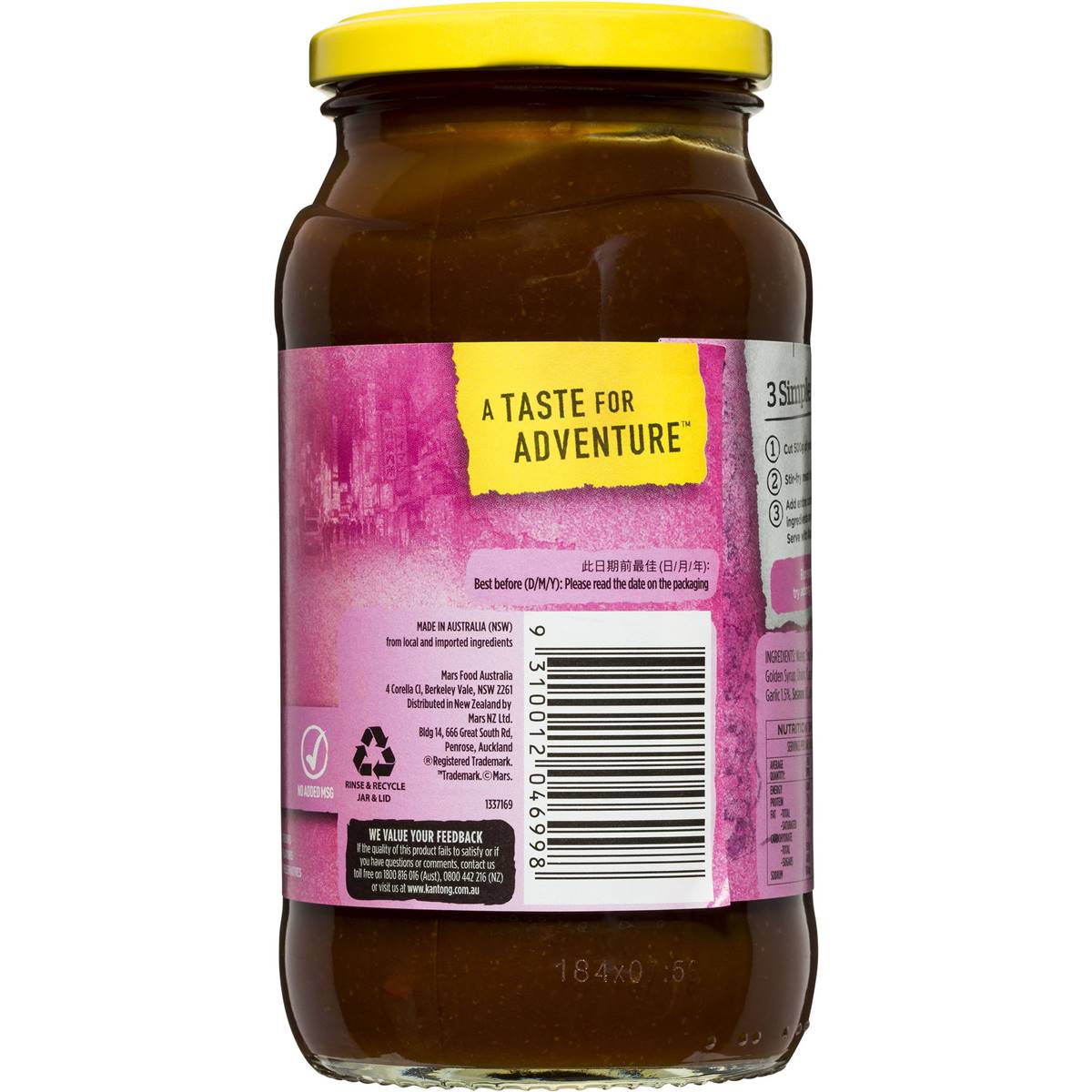 Kan Tong Teriyaki Chicken Stir Fry Sauce 500g Woolworths