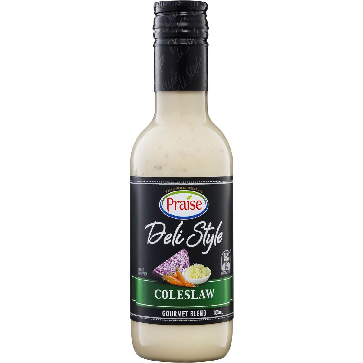 Praise Deli Style Salad Dressing Coleslaw 185ml Woolworths