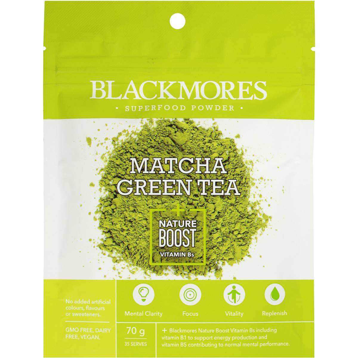 Blackmores Superfoods Matcha Powder 70g Woolworths