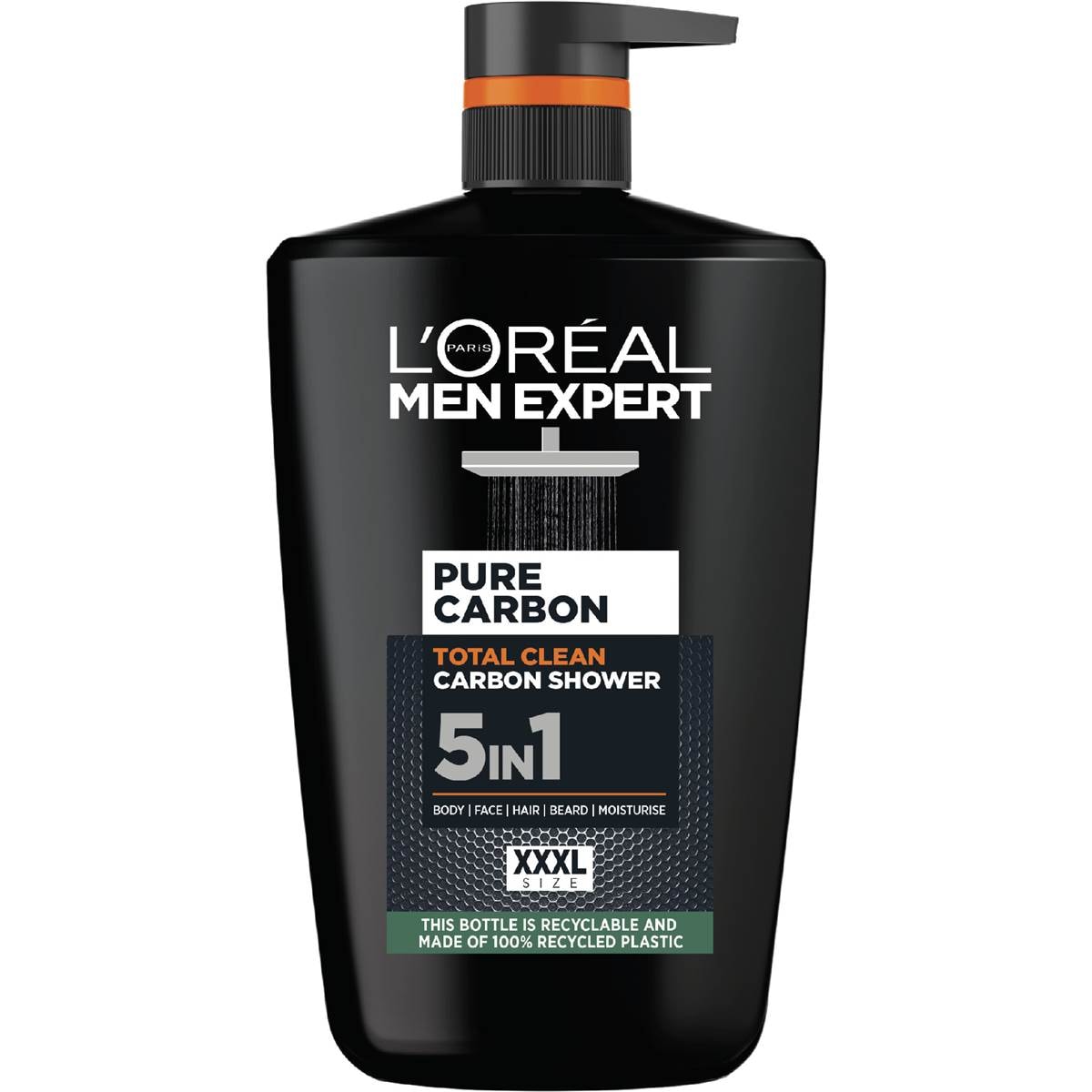 L'Oreal Paris Men Expert Pure Carbon Shower Gel 1L