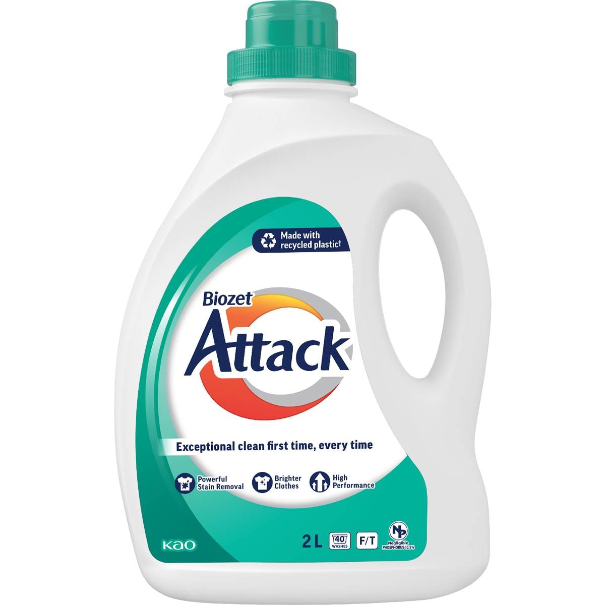 Biozet Attack Front & Top Loader Regular Laundry Liquid 2l Woolworths