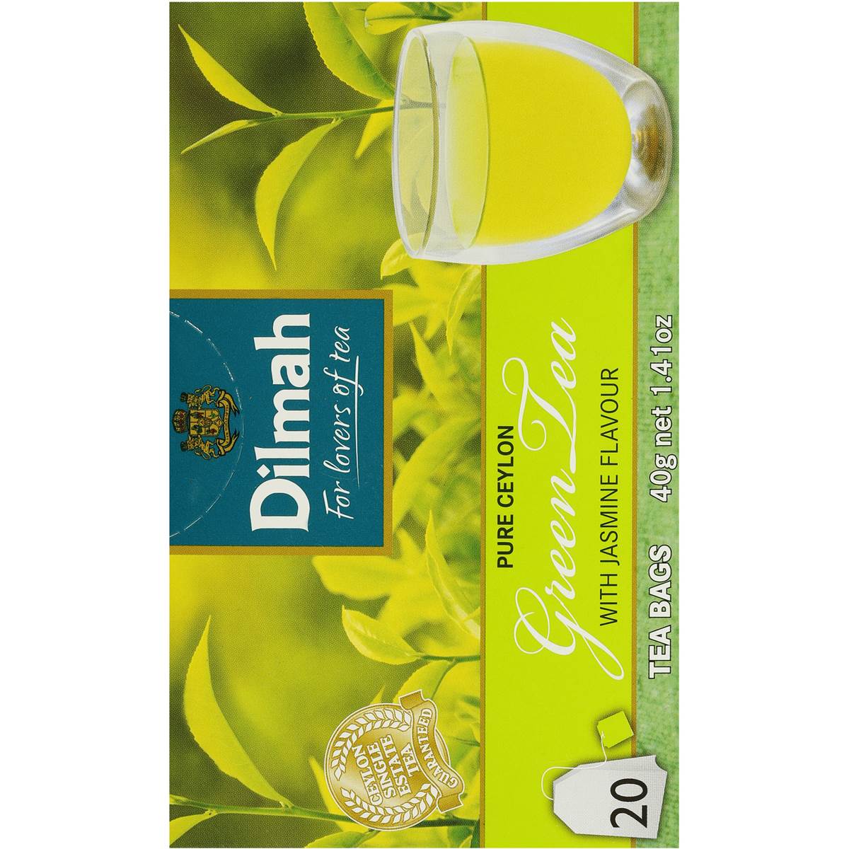 Dilmah Green Tea Jasmine 20pk Woolworths