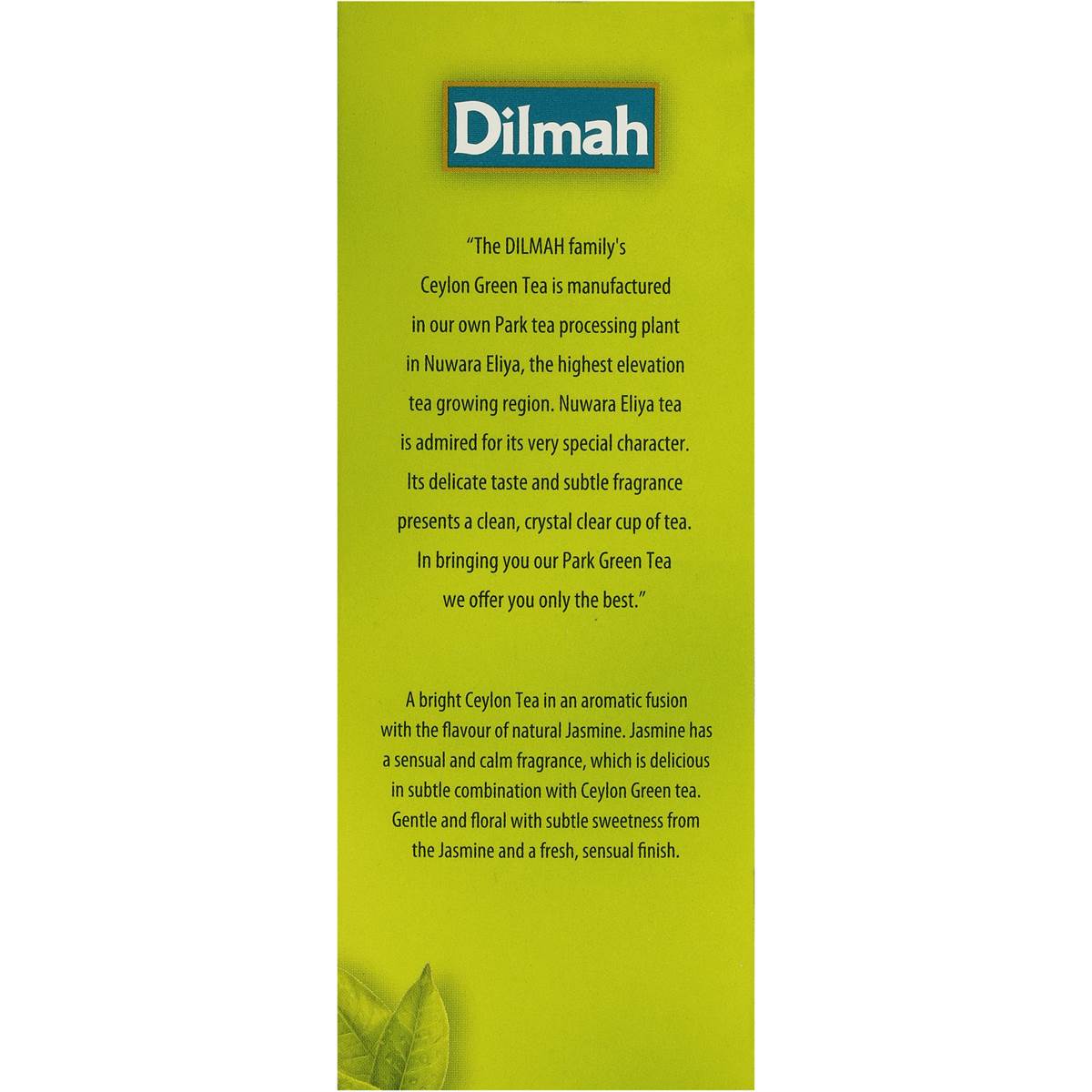 Dilmah Green Tea Jasmine 20pk Woolworths