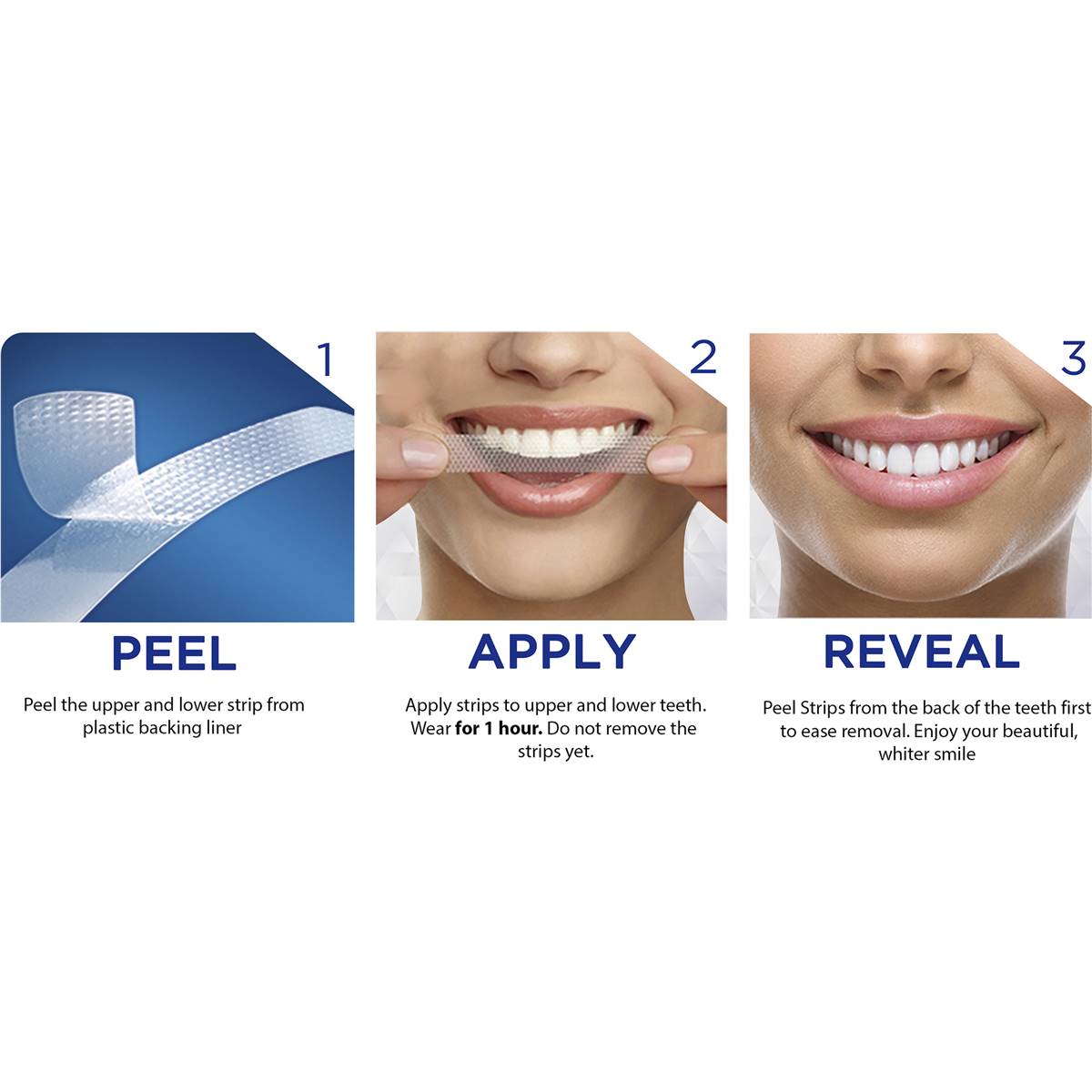 Oral B 3d White Luxe Advance Seal Teeth Whitening Whitestrips 14 Pack ...