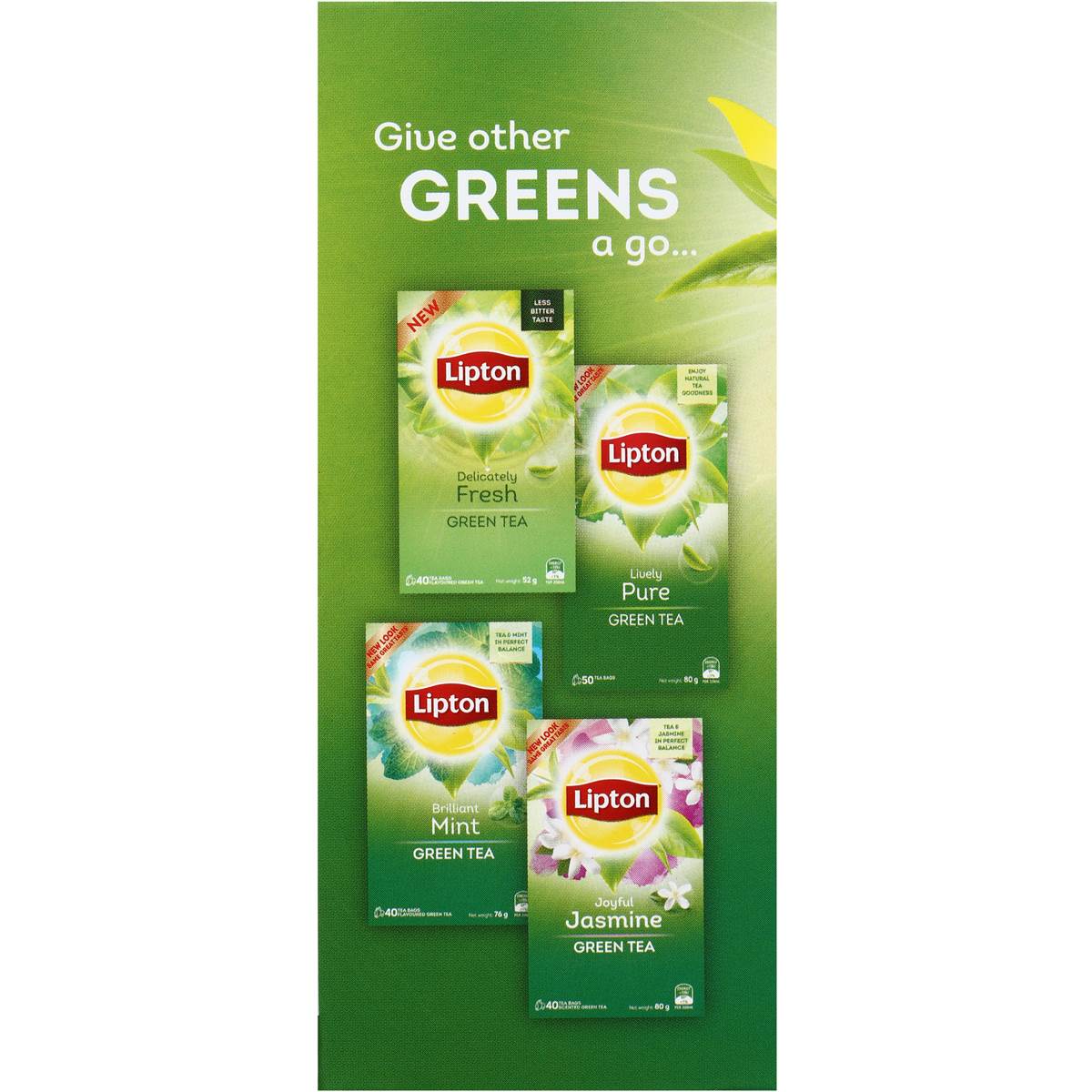Lipton Green Tea Vibrant Vanilla 40 Pack Woolworths