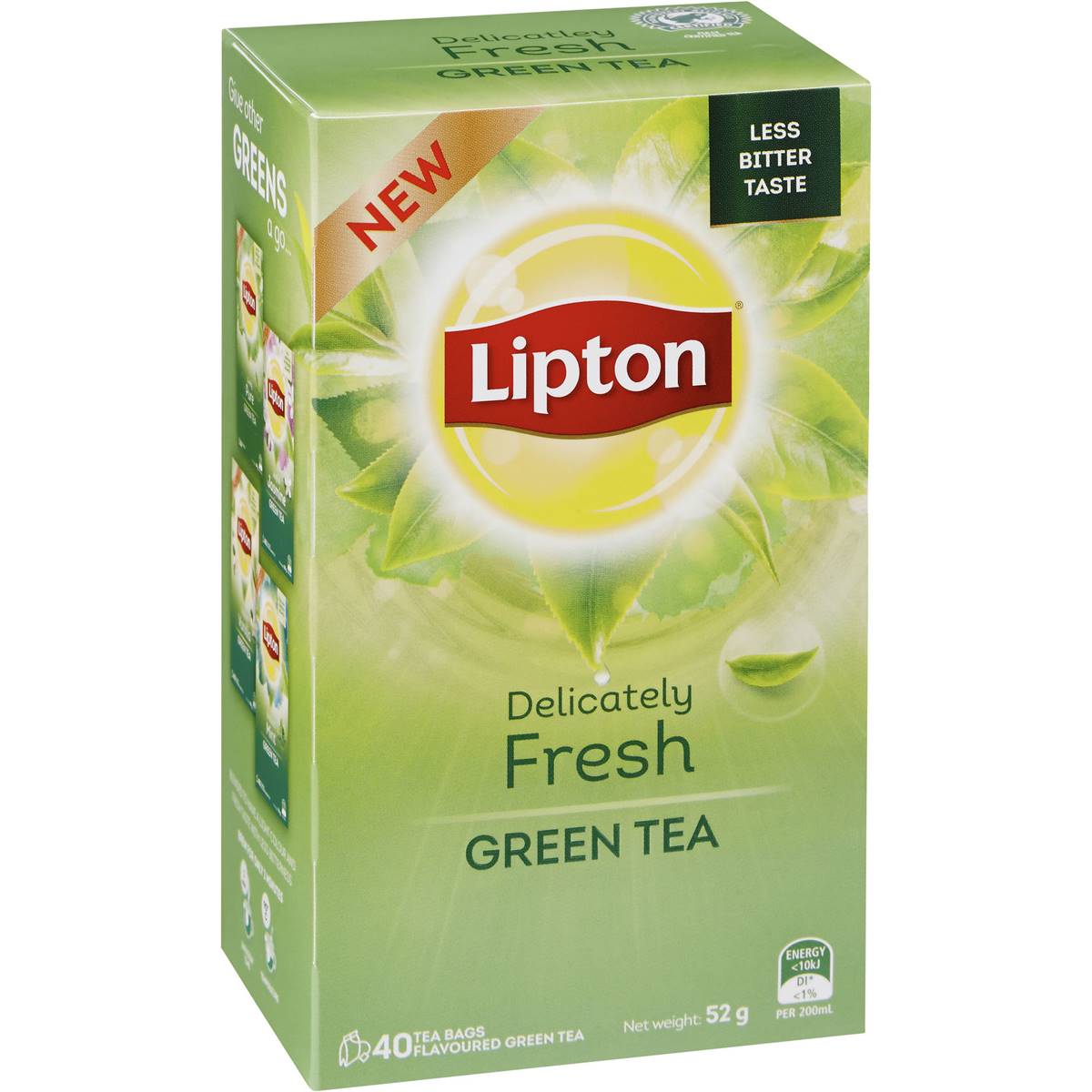 Lipton Green Tea Delicately Fresh 40 Pack Woolworths