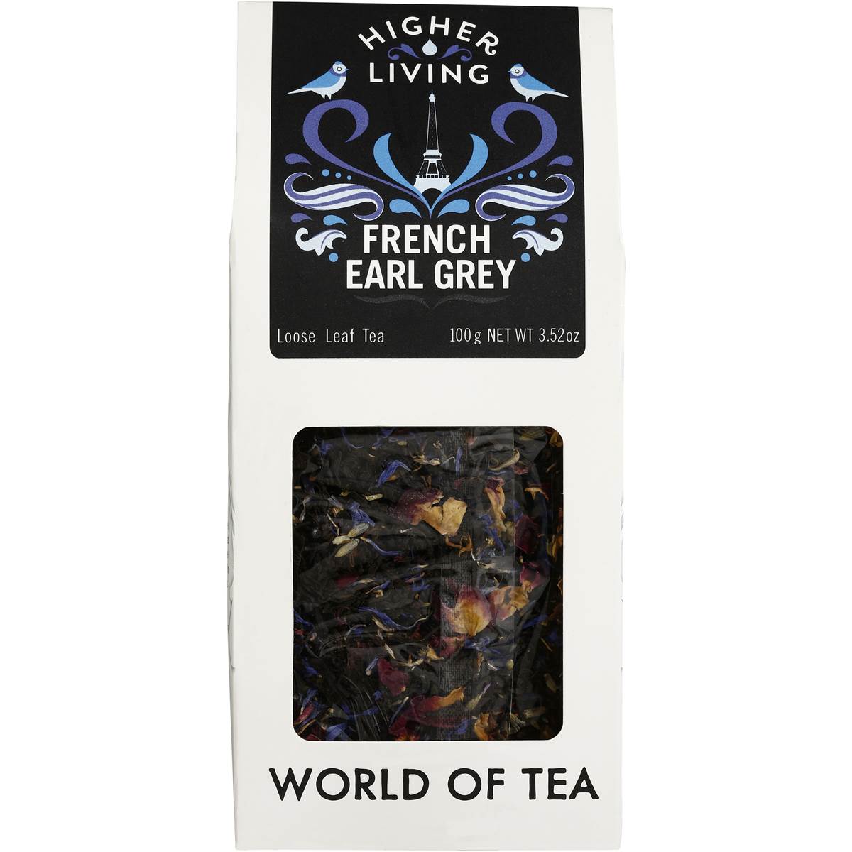 Higher Living Loose Leaf Tea French Earl Grey 100g Woolworths