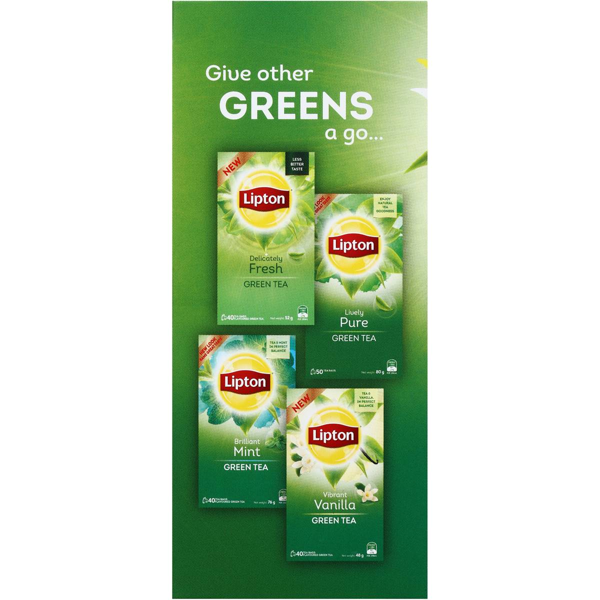 Lipton Green Tea Joyful Jasmine 40pk Woolworths