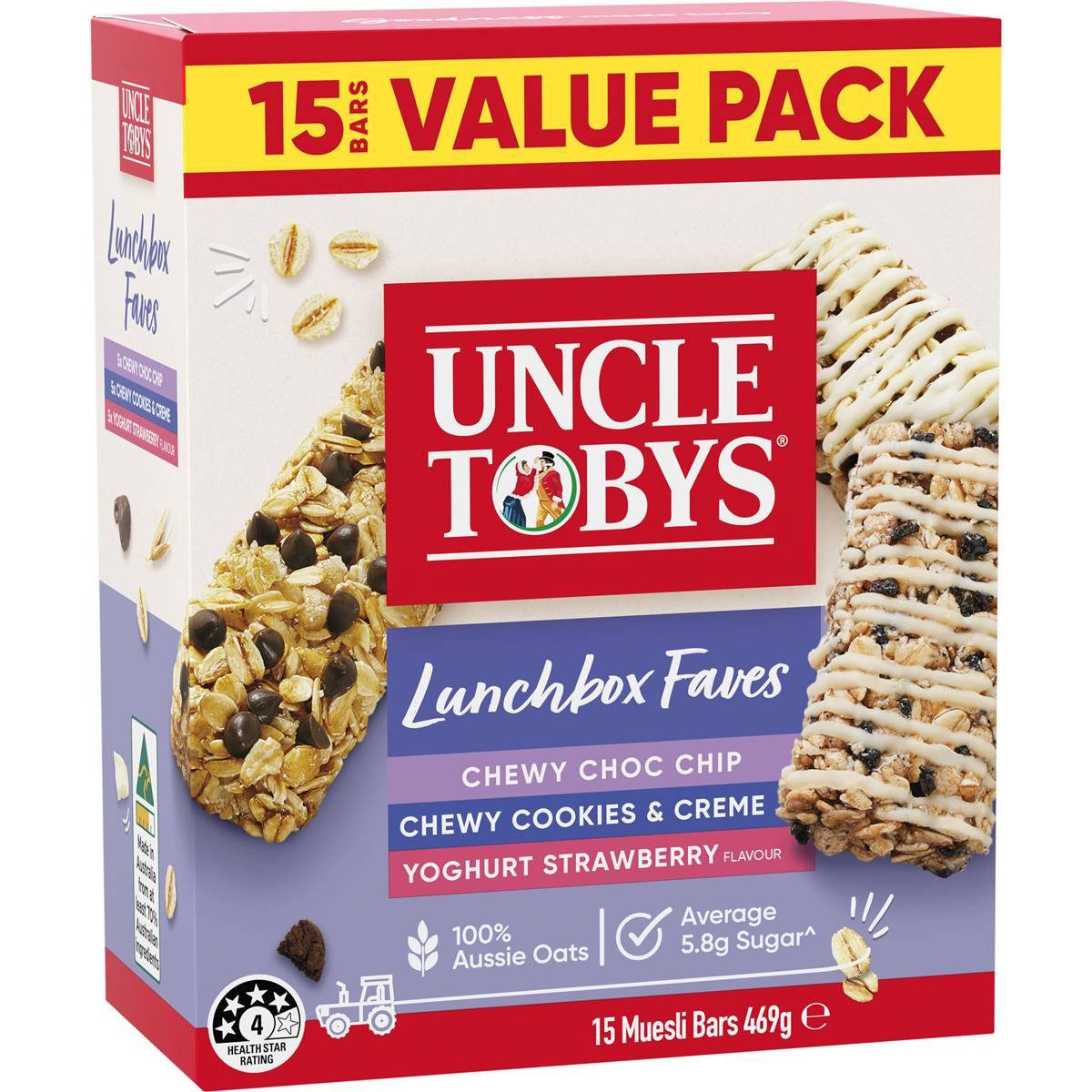 Uncle Tobys Lunchbox Faves Multipack Variety 15 Pack Woolworths