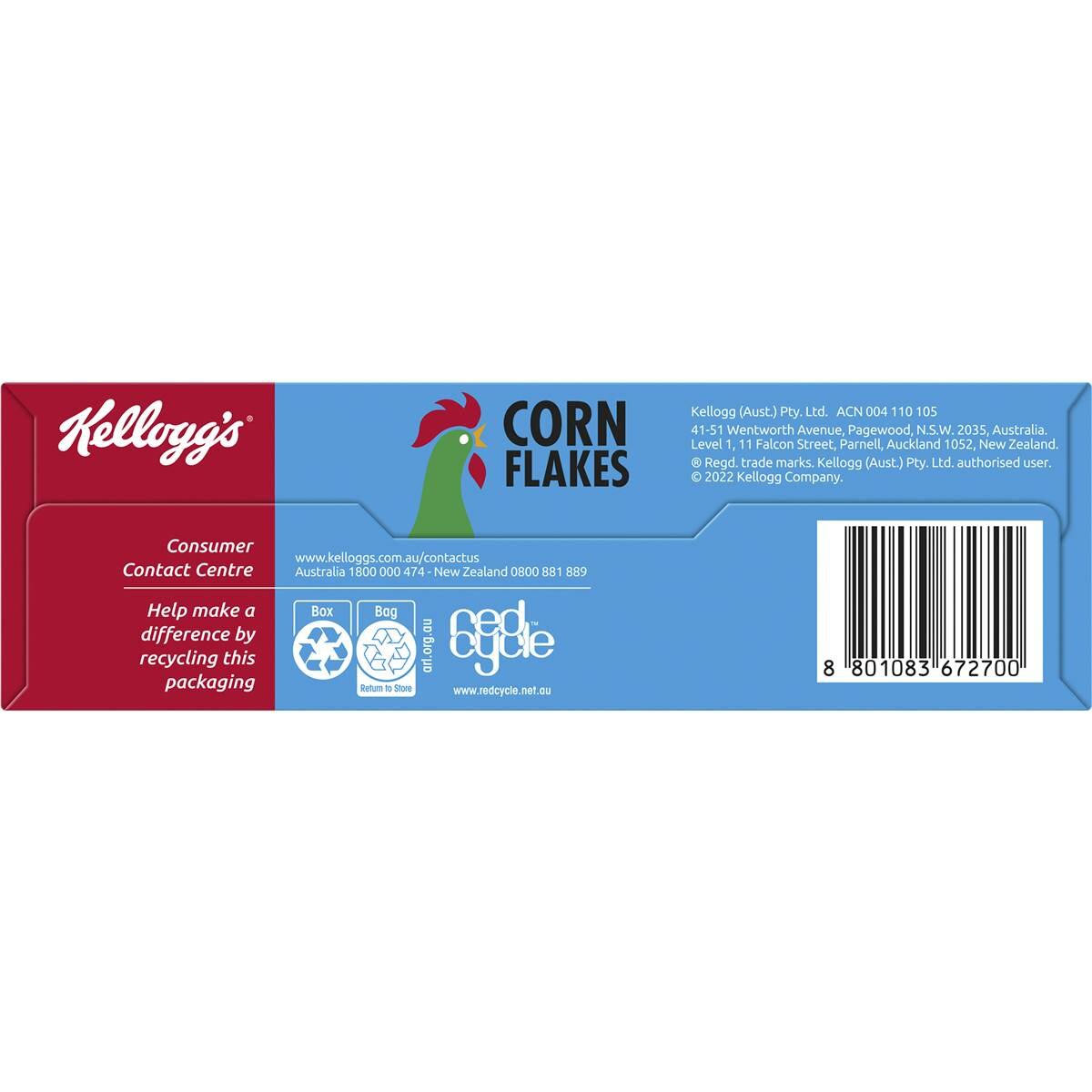 Kellogg s Corn Flakes Gluten Free Breakfast Cereal 270g Woolworths