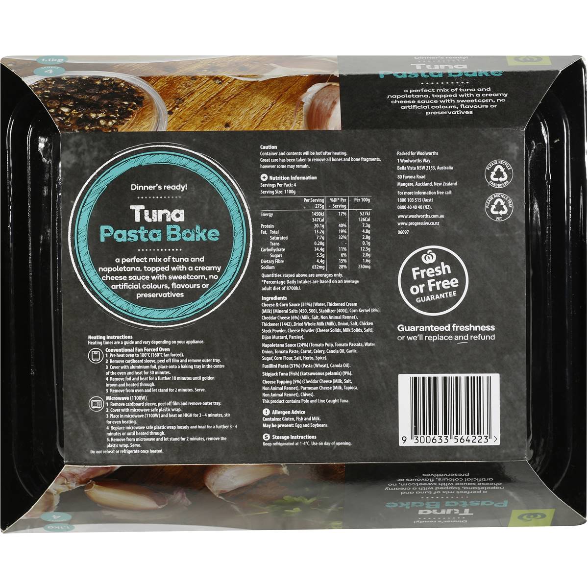 Woolworths Family Favourites Tuna Pasta Bake 1.1kg Woolworths