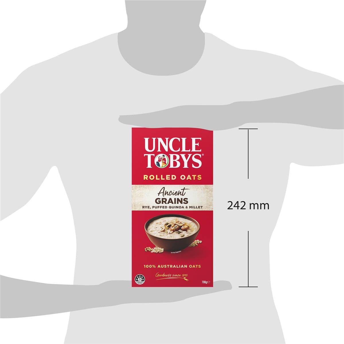 Uncle Tobys Oats Ancient Grains Porridge Porridge 700g Woolworths