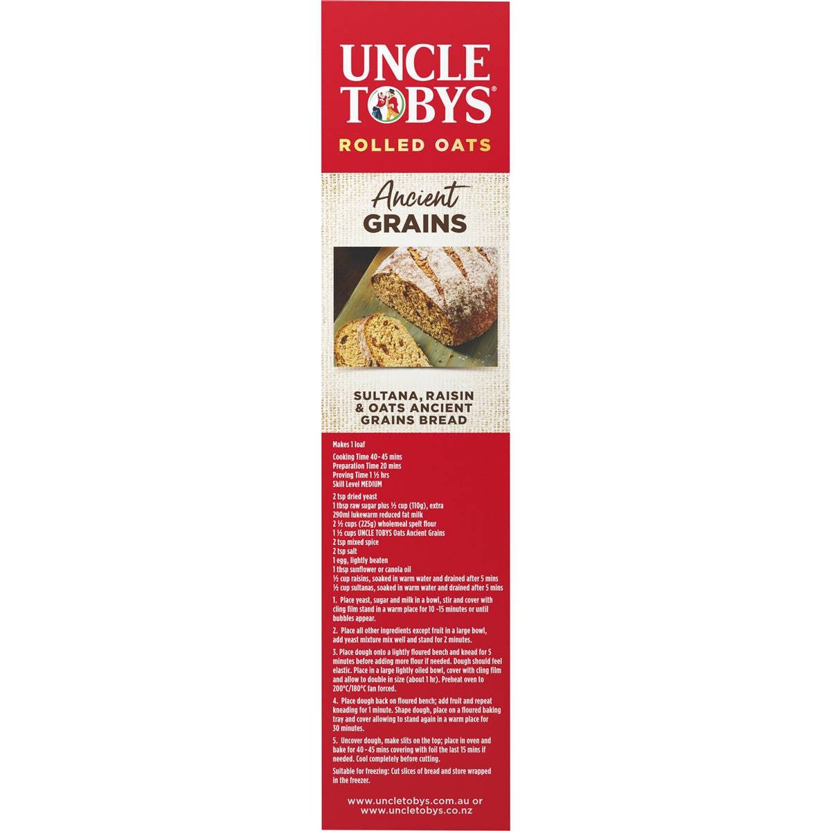 Uncle Tobys Oats Ancient Grains Porridge Porridge 700g Woolworths