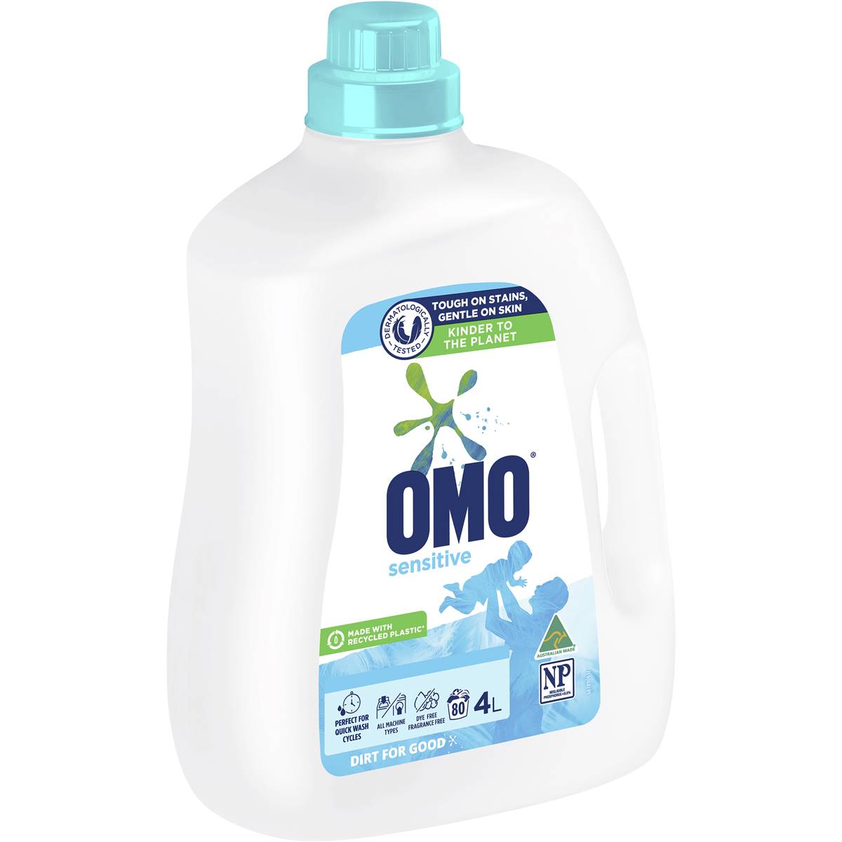 Omo Sensitive Liquid Detergent Front & Top Loader 4l Woolworths