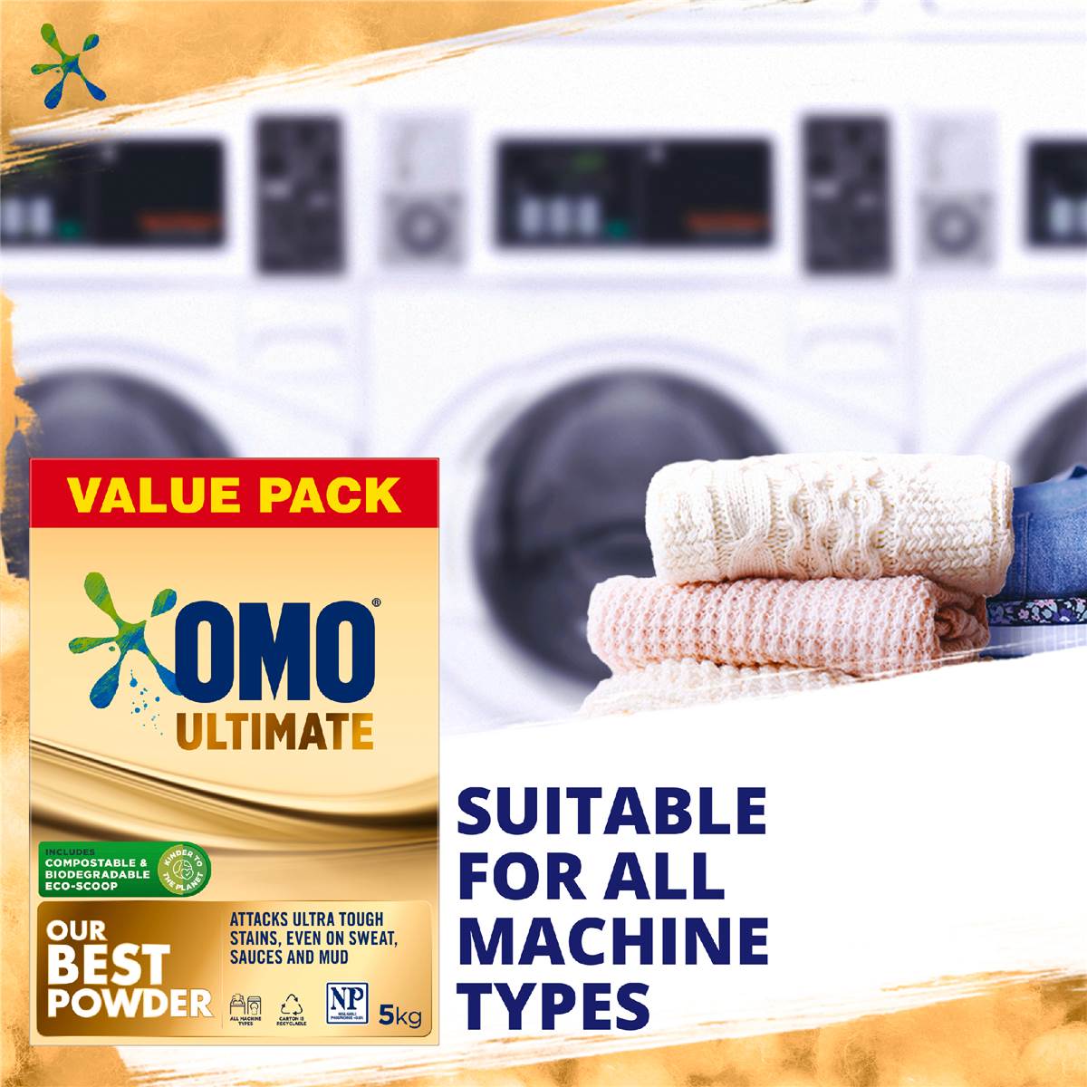 Omo Ultimate Washing Powder Front & Top Loader 5kg Woolworths