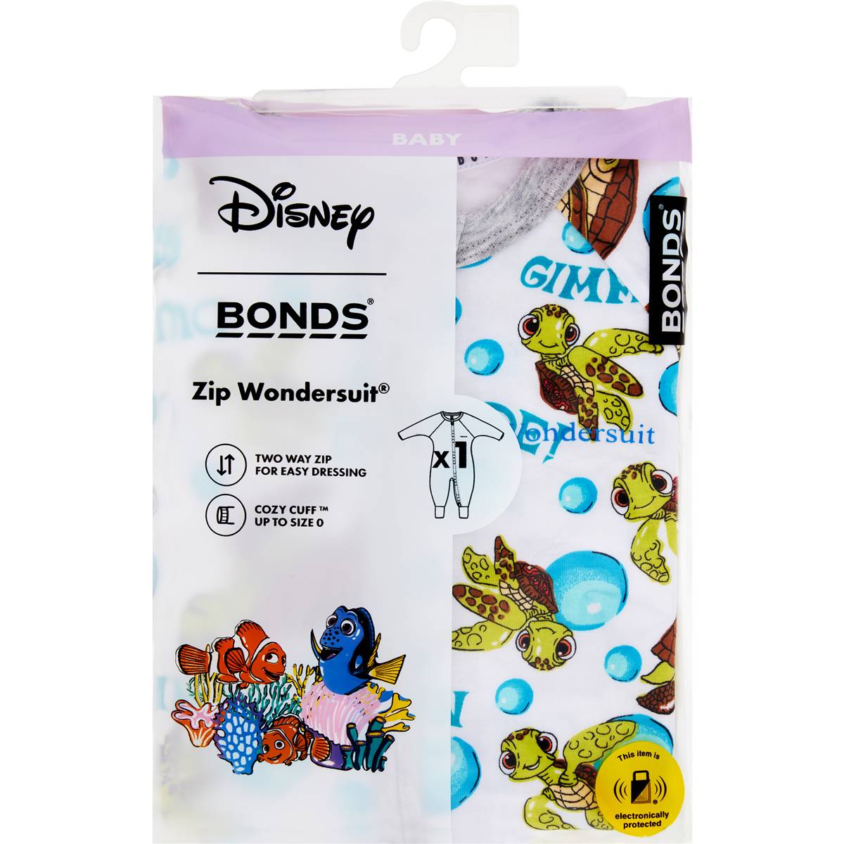 Bonds Disney Nemo Zip Wondersuit White Size 2 Each Woolworths