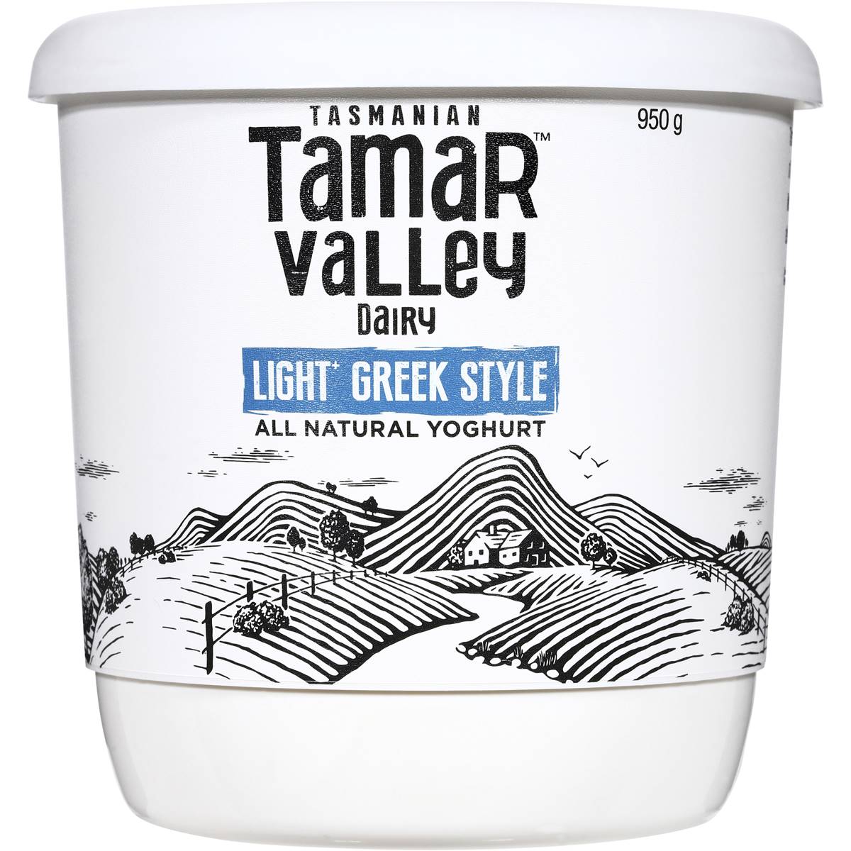 Tamar Valley Natural Light Greek Yoghurt 950g | Woolworths