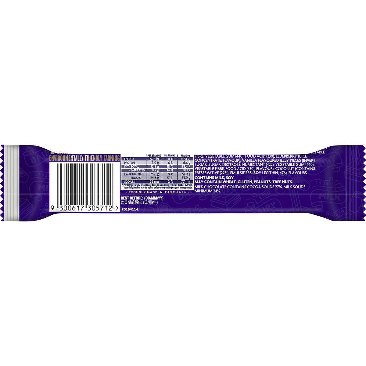 Cadbury Dairy Milk Slices Lamington Chocolate Bar 45g | Woolworths