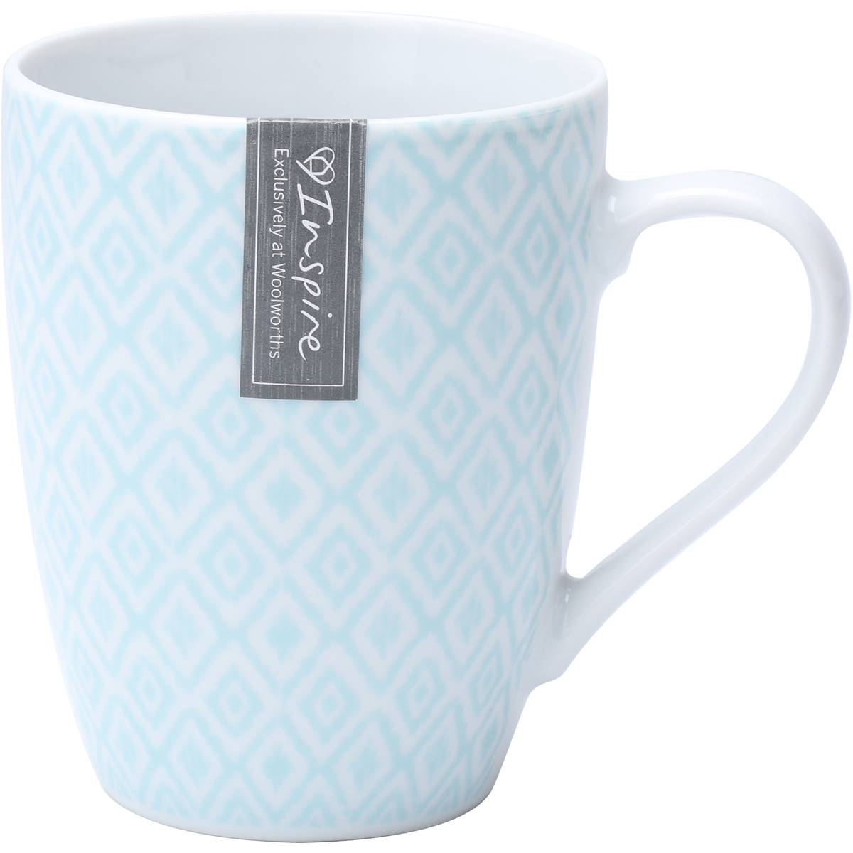 Inspire Mug Blue Patterns