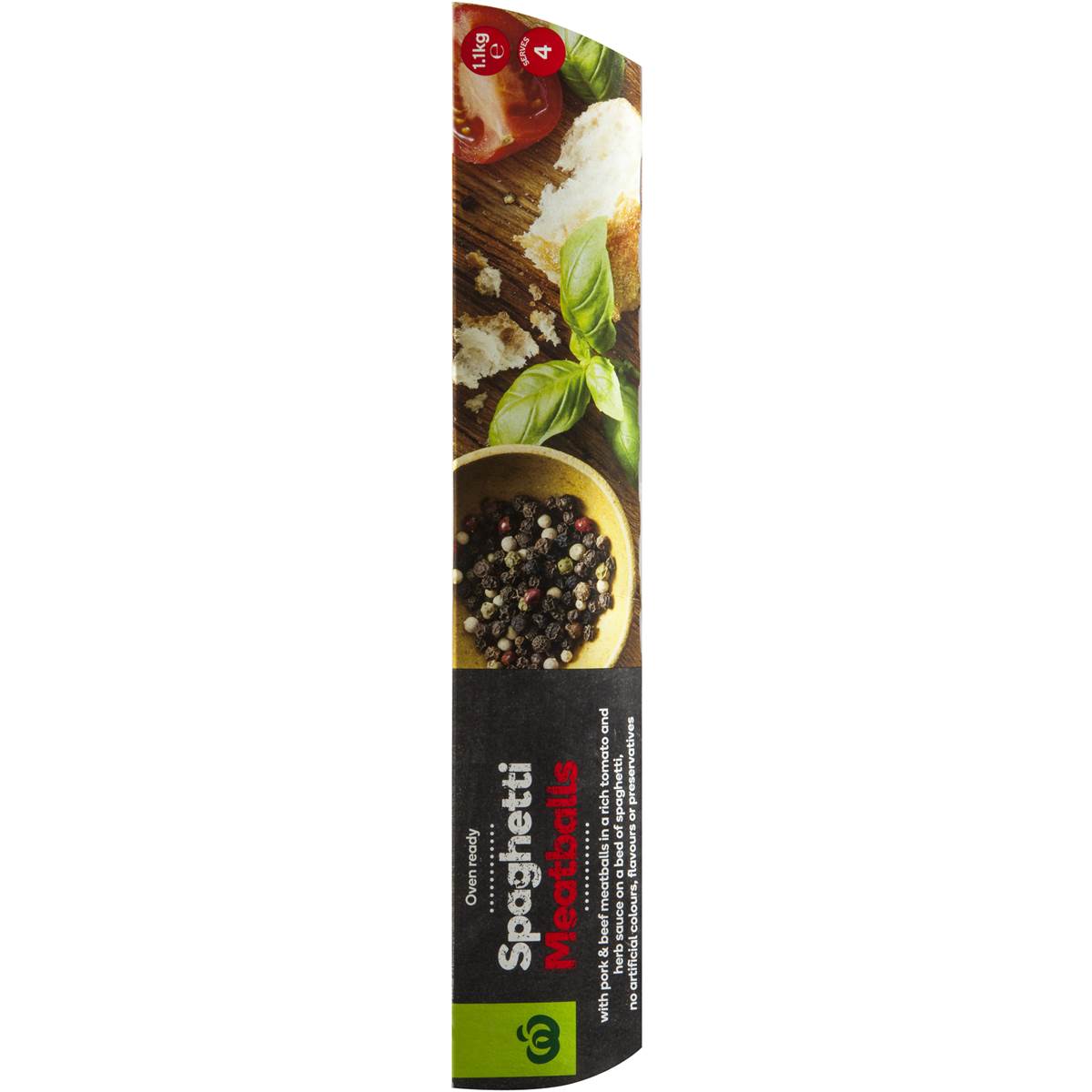 Woolworths Spaghetti & Meatballs 1.1kg Woolworths