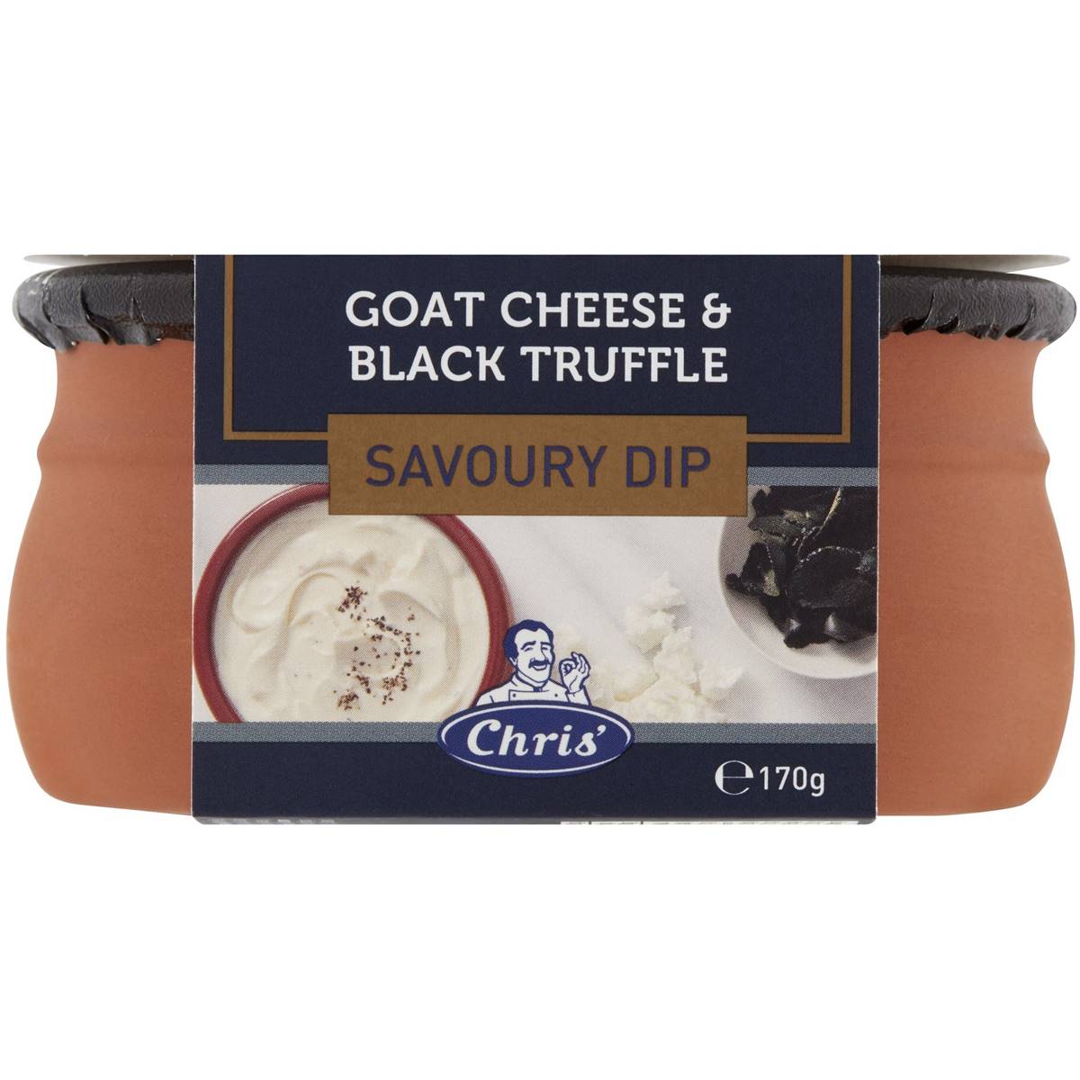 Chris' Heritage Goats Cheese & Truffle Dip 170g Woolworths