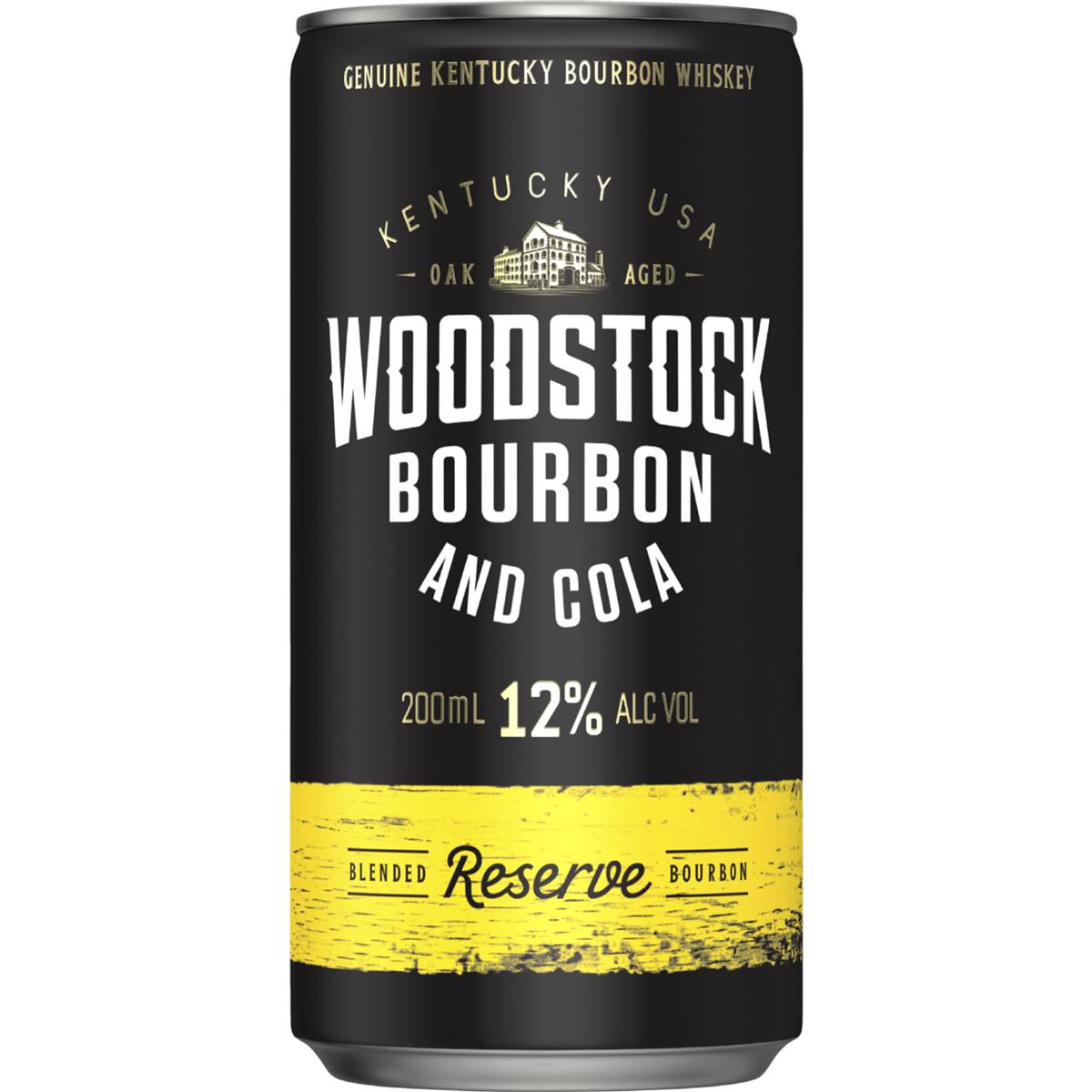 Woodstock Bourbon Cola Can Ml Woolworths