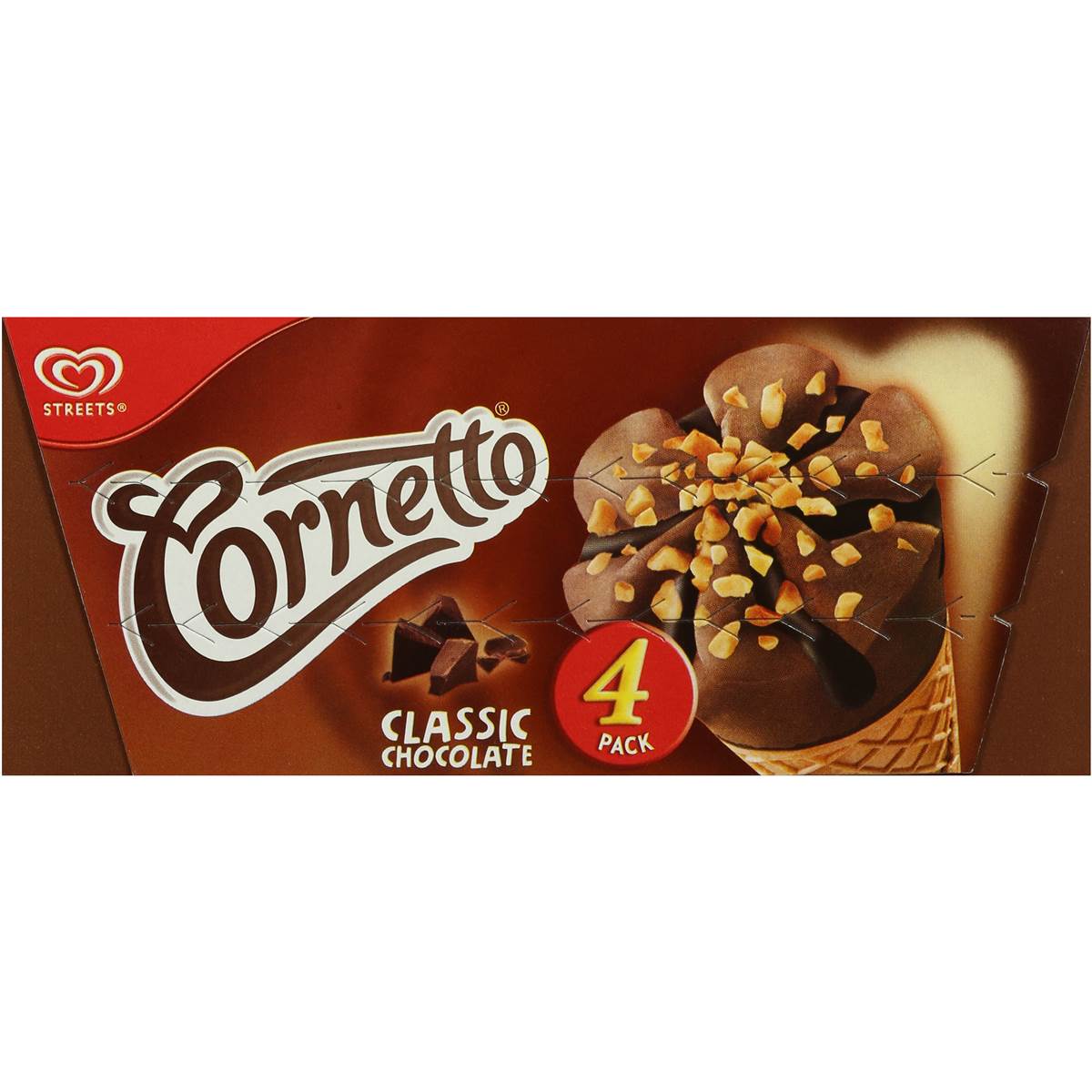 Classic Ice Cream Classic Chocolate 4 Pack Woolworths