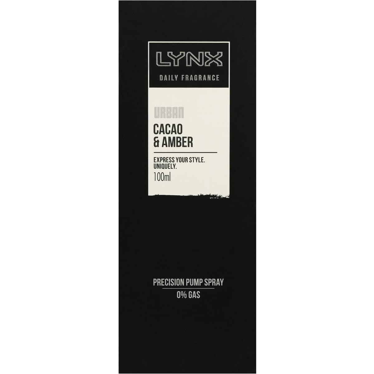 lynx tobacco amber and amazon Lynx Urban Daily Fragrance Precision Pump Body Spray with Tobacco & Lynx Urban Daily Fragrance 100Ml