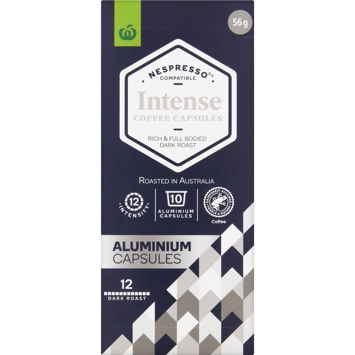 Woolworths Nespresso Compatible Coffee Capsules Intense 10 Pack Woolworths