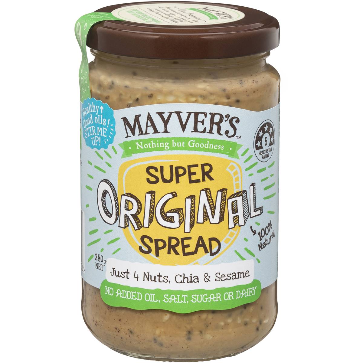 Mayver's Super Spread Original 280g Woolworths