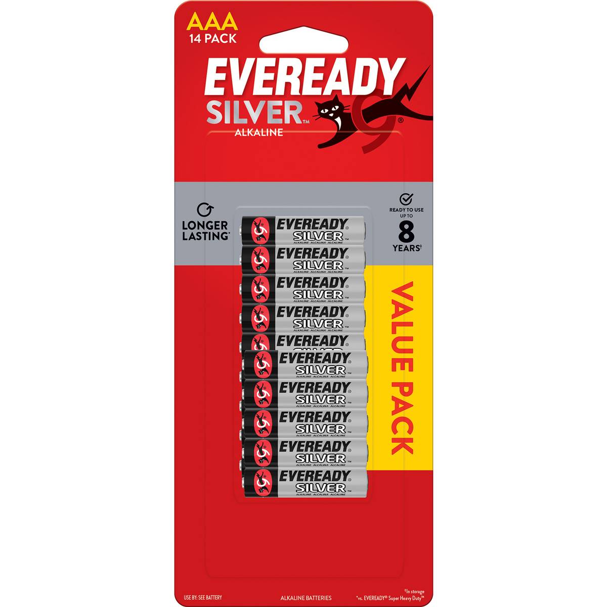 Eveready Silver Aaa Alkaline Batteries 14 Pack Woolworths