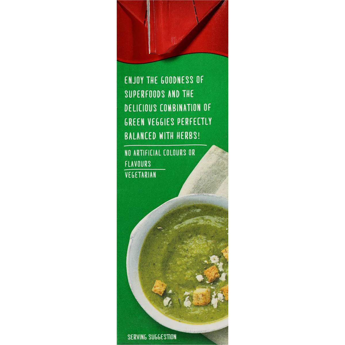 Campbells Simply Soup Healthy Greens With Kale 500g Woolworths