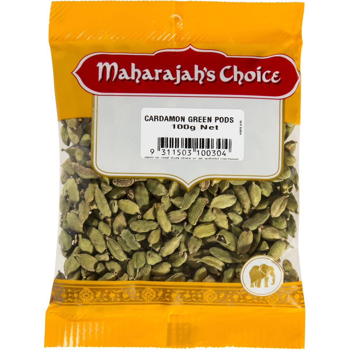 Maharajah's Choice Green Cardamon Pods 100g Woolworths
