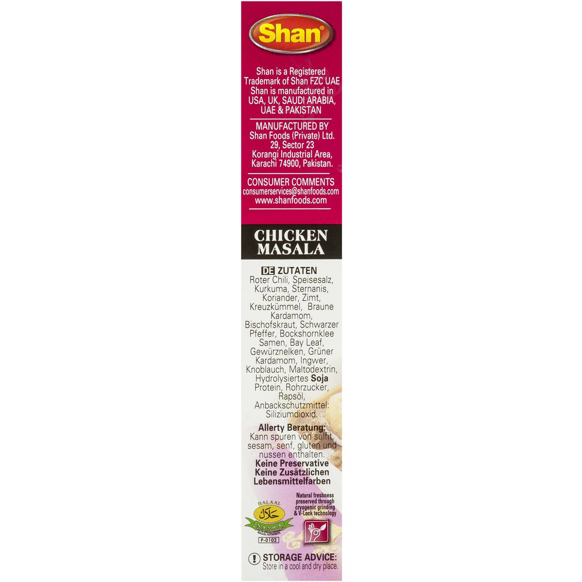 Shan Recipe & Seasoning Mix Chicken Masala 50g | Woolworths